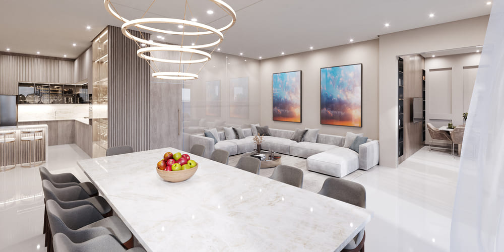 PISO 6000 APT 2B Angulo 1