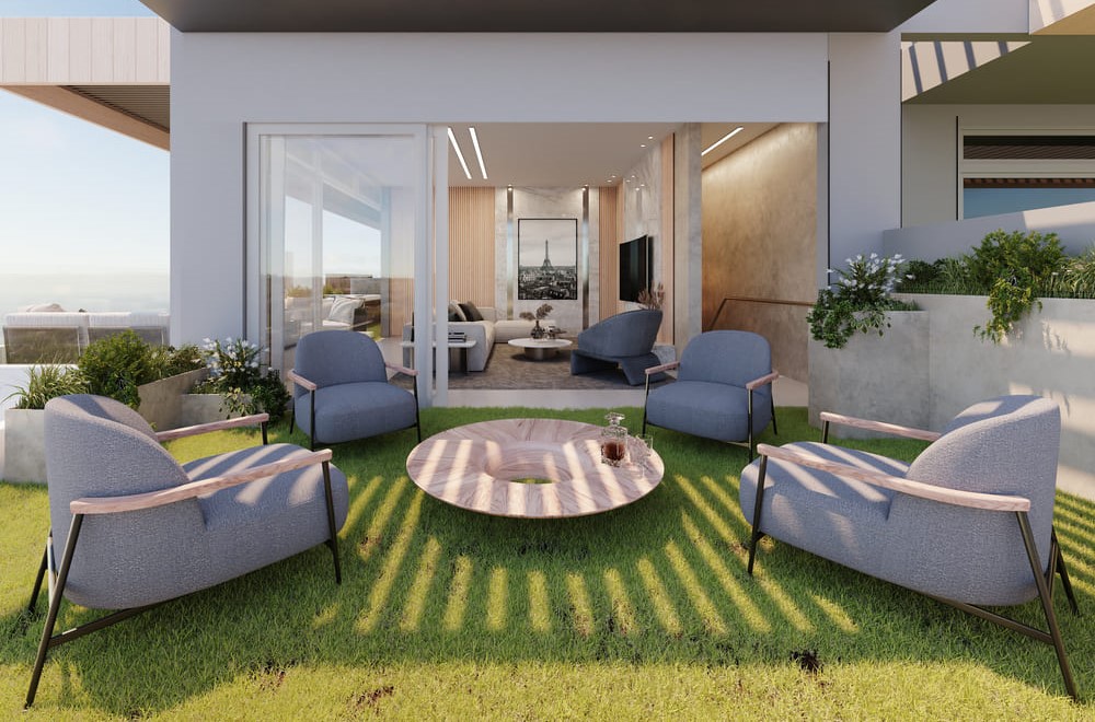 apartamentos de lujo rodeados de naturaleza